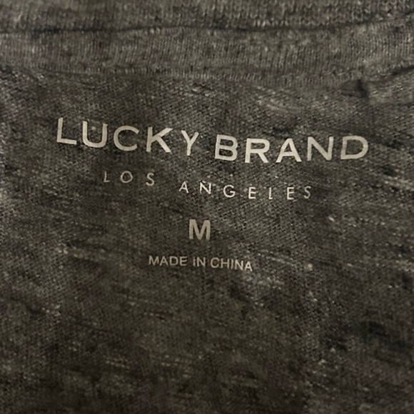 Grey Short Sleeve Henley Tee - Picture 7 of 11